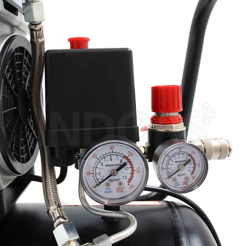 Vinco 60700 - 24 L Portable Silent Oil-Free Compressor