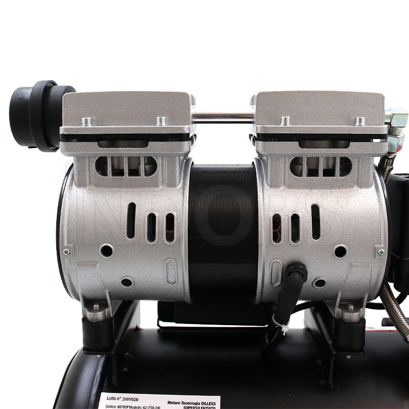 Vinco 60700 - 24 L Portable Silent Oil-Free Compressor