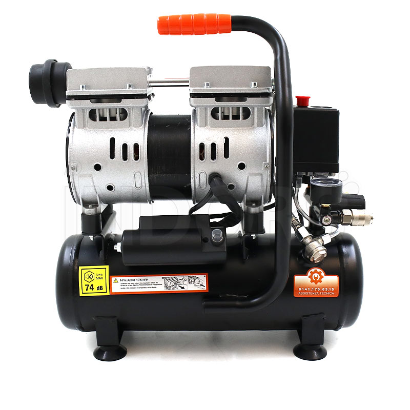 Vinco 60702 - 1 HP Silent Oil-Free Compressor