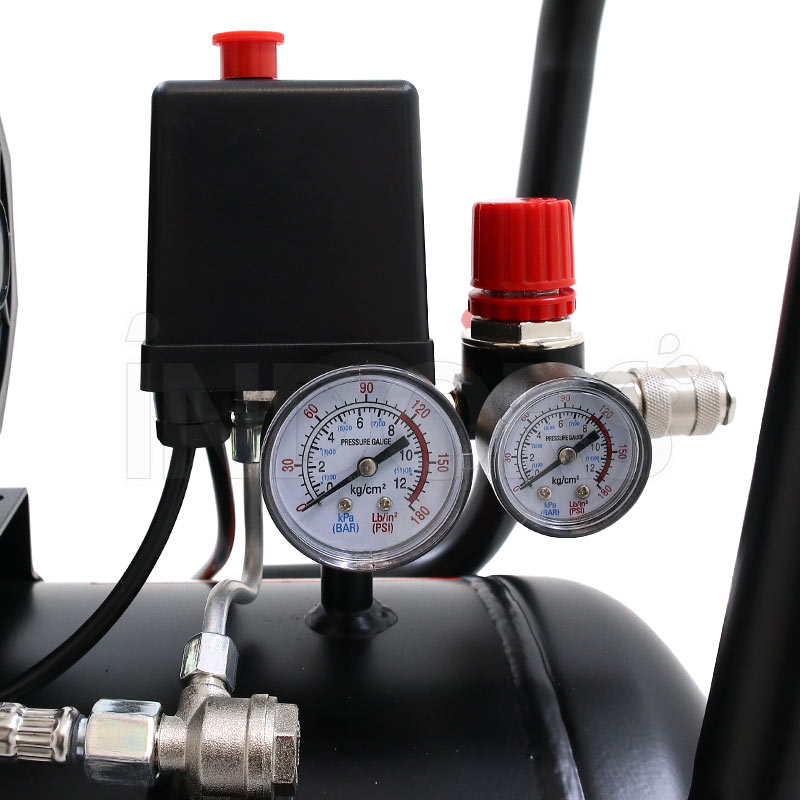 Vinco 60703 - 1.5 HP Silent Oil-Free Compressor