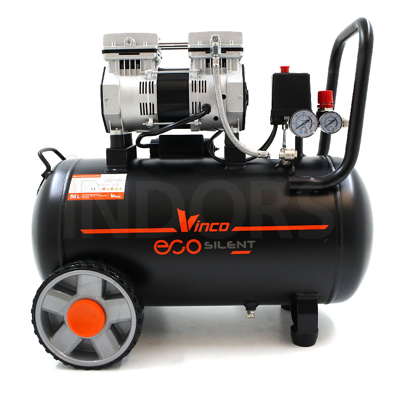 Vinco 60703 - 1.5 HP Silent Oil-Free Compressor