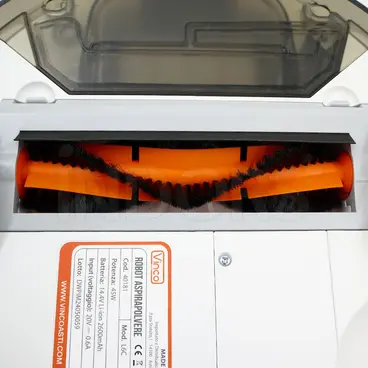 Vinco Scrappi 40181 Robot Aspirapolvere 3 in 1 per Ambienti Interni con Base di Svuotamento e Ricarica