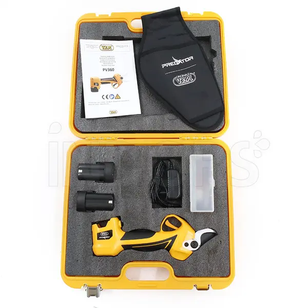 Volpi PV360 - Forbici Potatura Elettroniche Batteria al Litio 14,4V - 2 BATTERIE INCLUSE