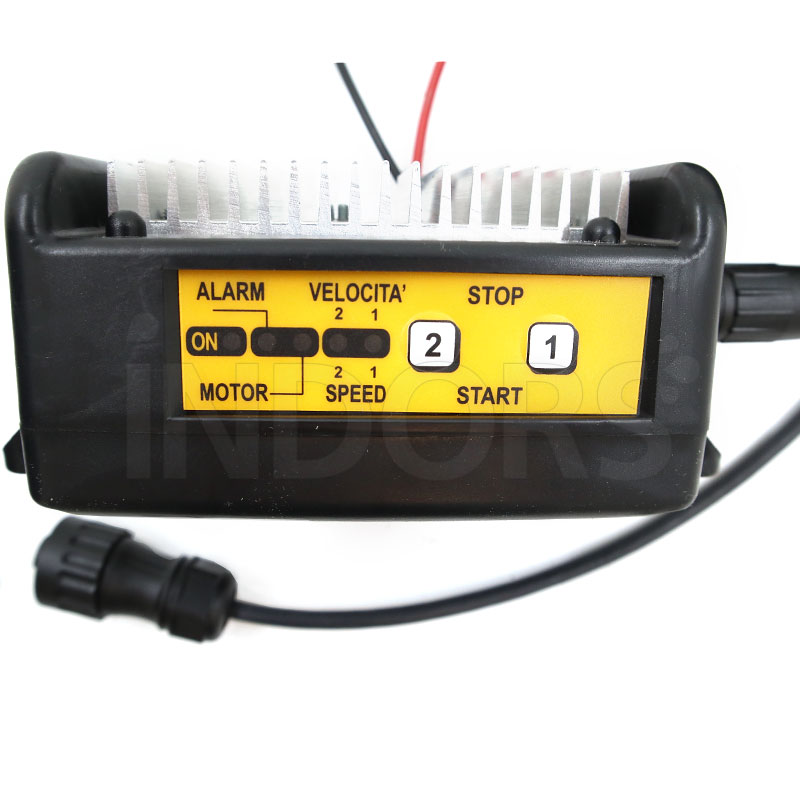 Détail de la batterie du Volpi Giulivo 705XL