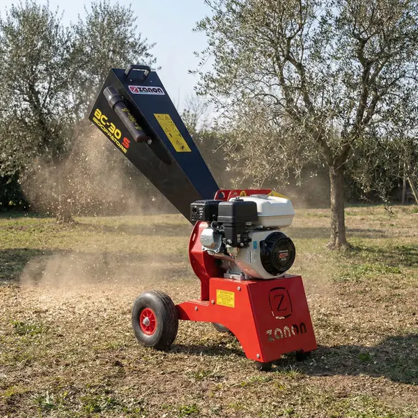Zanon BC 30-S 1003129 - Biocippatore con Motore Briggs & Stratton 6 HP con Taglio Ø 4 cm