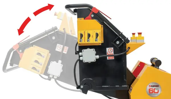 Zanon BIO 130-C 1003993 - Biotrituratore Carrellato Motore Honda con Taglio Ø 13 cm