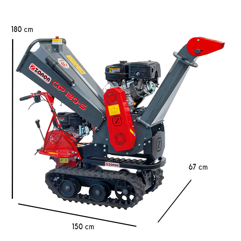 Zanon CIP 120-S Cingo - Biocippatore Cingolato Loncin 14 HP