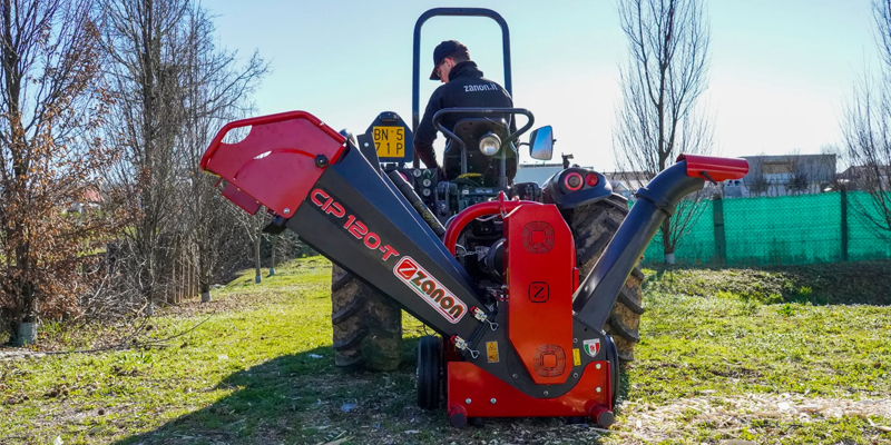 Broyeur de branches professionnel Zanon CIP 120-T