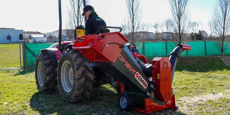 Zanon CIP 120-T - Broyeur de branches robuste monté sur tracteur