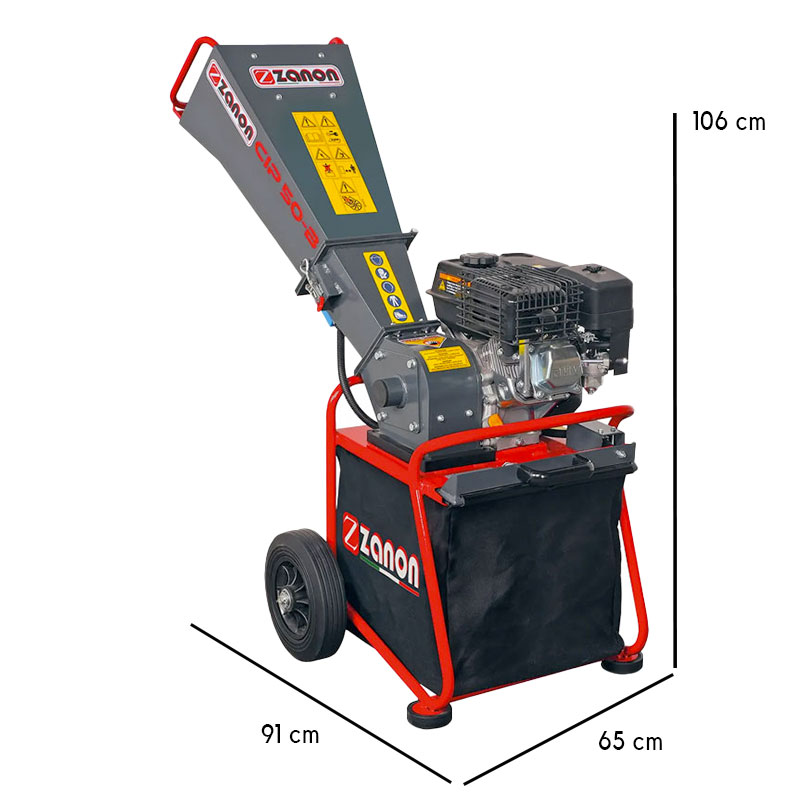 Zanon CIP 50-B - Biocippatore Benzina Motore Loncin 7 HP