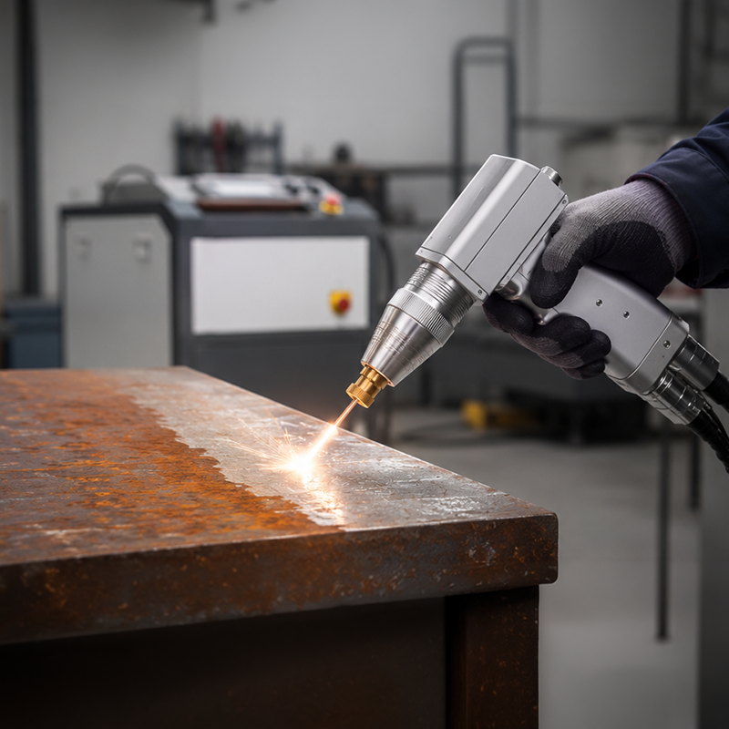 continuous wave laser cleaning