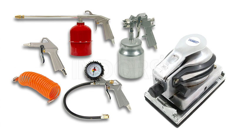 compressore Abac kit 5 pezzi + levigatrice