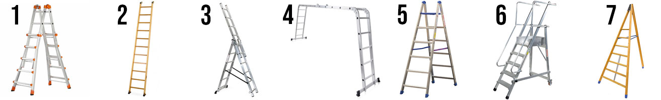 Svelt Moby SMOBY006 Professional Aluminum Ladder 6 Steps