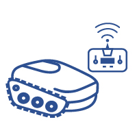 Robot Rasaerba Radiocomandato